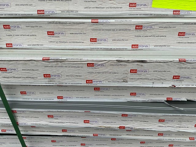 Sabprofiel - w 100/1100 - sandwichpanelen (11x) 27 m2 - afbeelding 4 van  6
