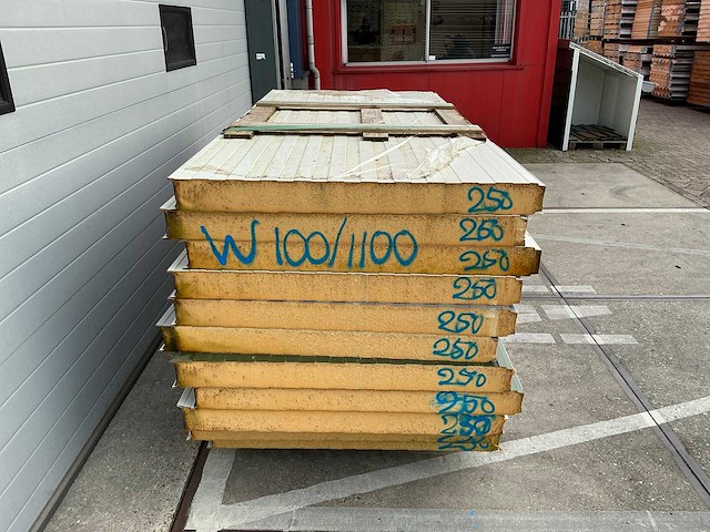 Sabprofiel - w 100/1100 - sandwichpanelen (11x) 27 m2 - afbeelding 5 van  6