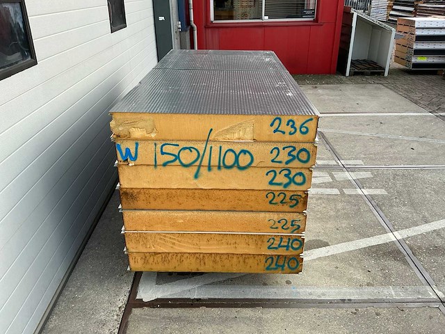 Sabprofiel - w 150/1100 - sandwichpanelen (7x) 16,3 m2 - afbeelding 5 van  5