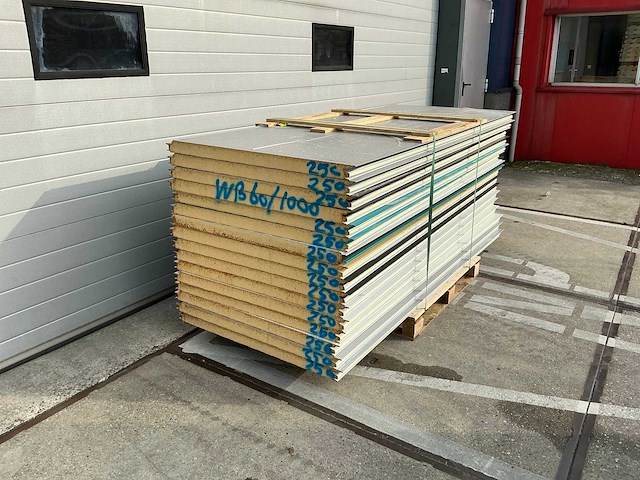 Sabprofiel - w 60/1000 - sandwichpanelen 16x) 40 m2 - afbeelding 1 van  5