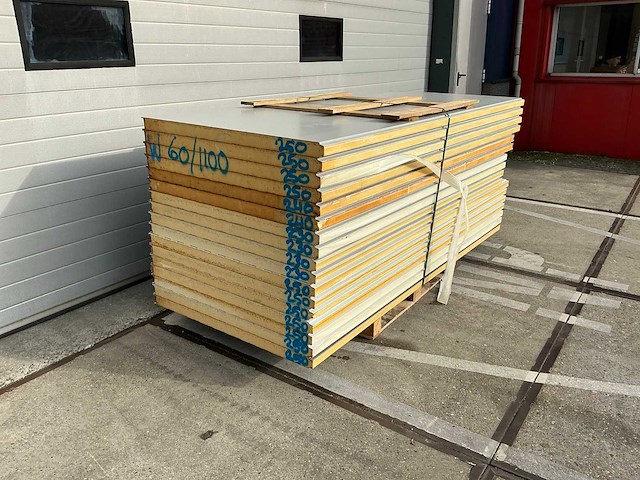 Sabprofiel - w 60/1100 - sandwichpanelen (17x) 41,5 m2 - afbeelding 1 van  5