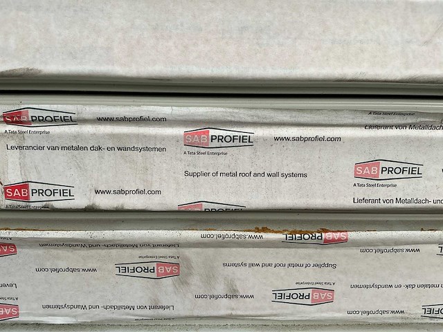Sabprofiel - w100/1100 - sandwichpanelen (11x) 29 m2 - afbeelding 4 van  7