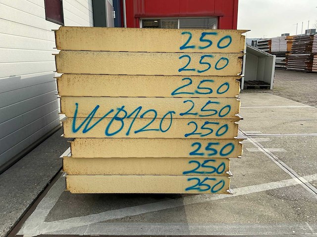 Sabprofiel - wb 120 - sandwichpanelen (10x) 20 m2 - afbeelding 4 van  5