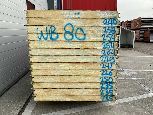 Sabprofiel - wb 80 - sandwichpanelen (13x) 31,6 m2 - afbeelding 5 van  5