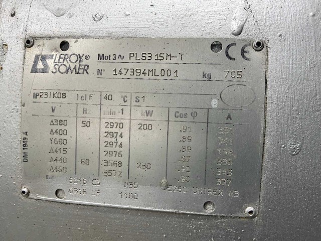 Sabroe sab 163 hf compressor unit met unisab besturing - afbeelding 6 van  6