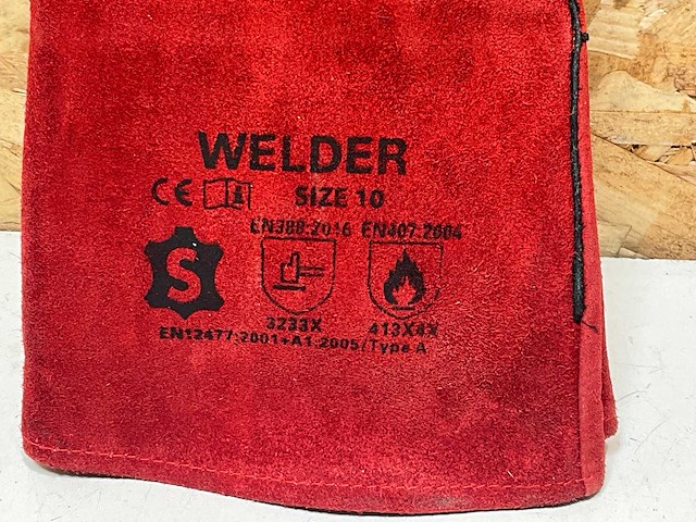 Sacobel welder lashandschoen maat 10 (6x) - afbeelding 2 van  6