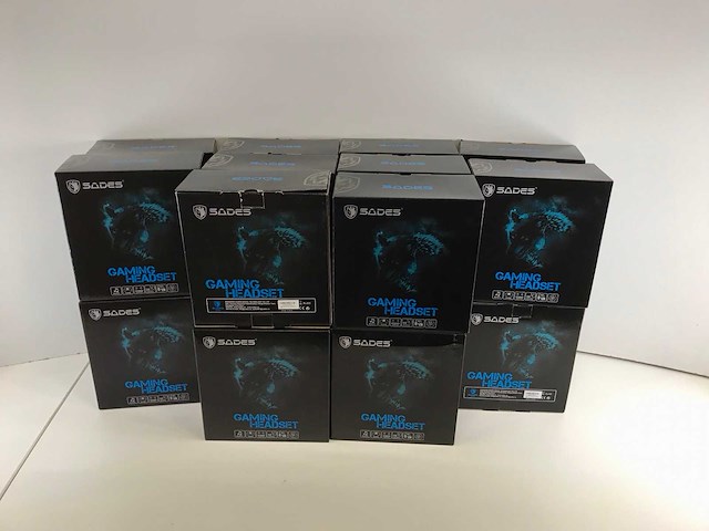 Sades (sa-810) usb surround sound stereo pc gaming headphones (20x) - afbeelding 1 van  6
