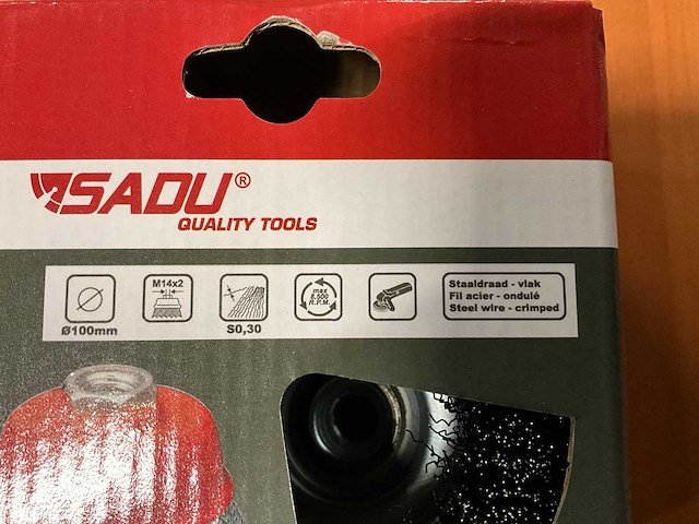 Sadu m14 komborstel (9x) - afbeelding 2 van  8