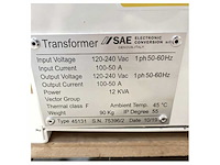 Sae electronic isolatie | scheidingstransformator 12 kva | 50-100a | 230v | 115v - afbeelding 4 van  4