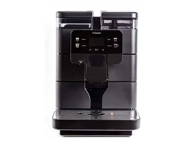 Saeco new royal half-tot-volautomatische koffiemachine zwart - afbeelding 1 van  5