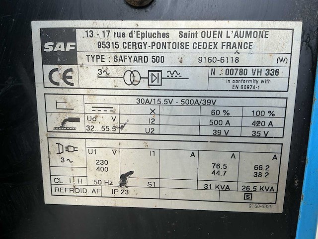 Saf safyard 500 lasapparaat - afbeelding 2 van  8