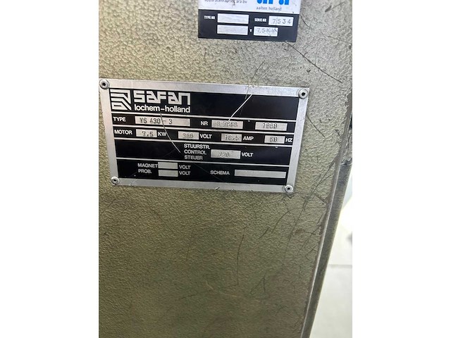 Safan - 1990 - vs 430 3 - guillotineschaar - afbeelding 3 van  7