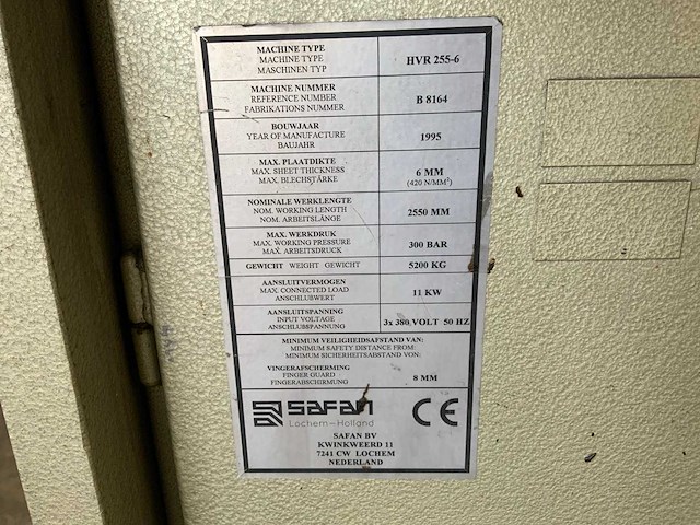 Safan - 1995 - hvr 255-6 - guillotineschaar - afbeelding 11 van  18