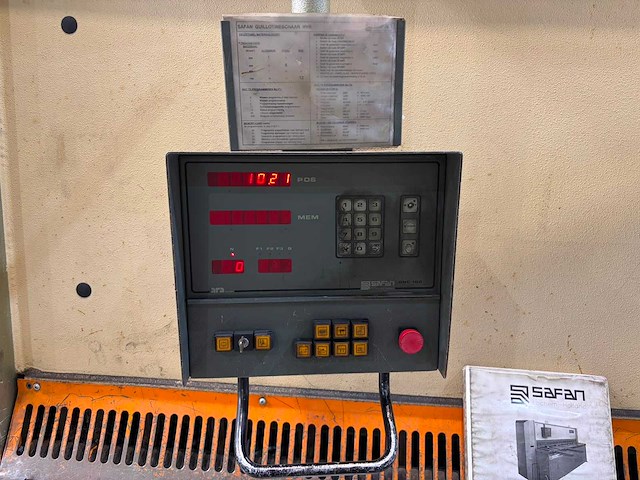 Safan - hvr 430-6 - guillotine shears - 1997 - afbeelding 13 van  22
