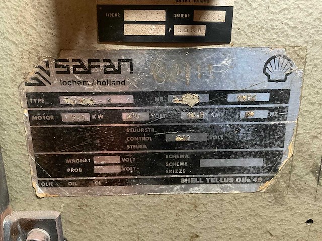 Safan 22,5-4 pons- en knipmachine - afbeelding 7 van  7