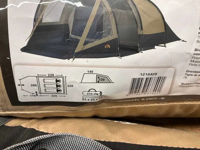 Safarica blackhawk 220tc kampeertent - afbeelding 7 van  8