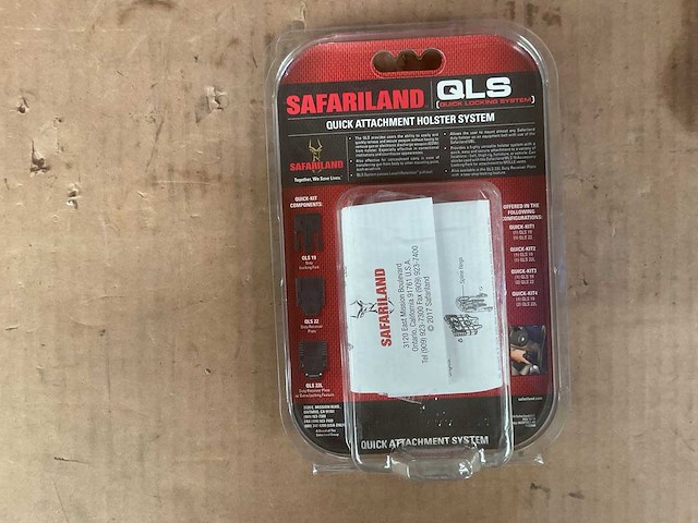 Safariland qls quick attachment holster system (10x) - afbeelding 3 van  4