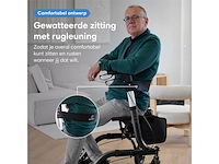 Safe age rollator lichtgewicht en opvouwbaar zitfunctie - afbeelding 2 van  7