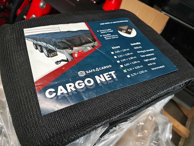 Safe for cargo - aanhangwagen net 5.1 x 3 - afbeelding 1 van  4