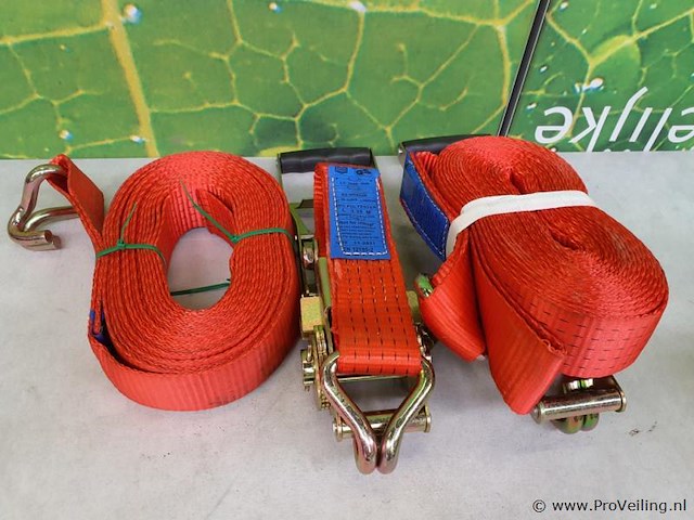 Safe4cargo spanband met ratel - 2 stuks - afbeelding 1 van  8