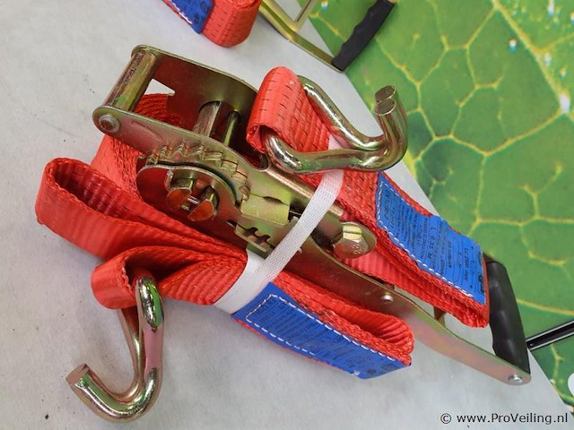 Safe4cargo spanband met ratel - 2 stuks - afbeelding 5 van  8