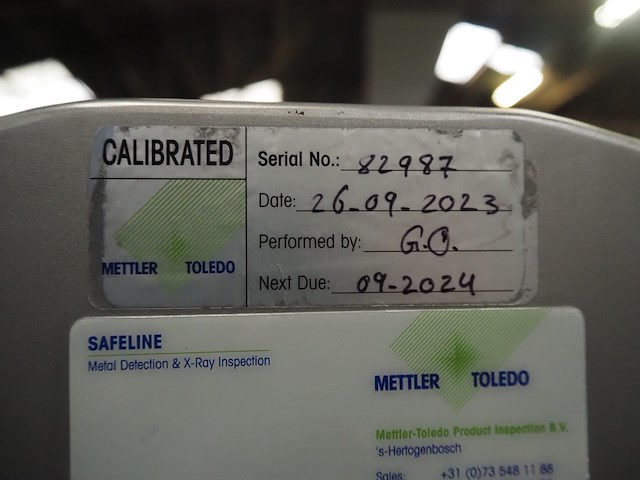 Safeline / mettler toledo - afbeelding 5 van  14