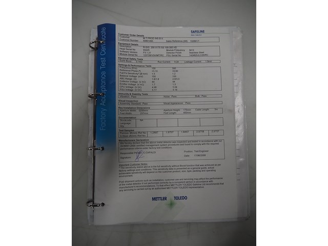 Safeline / mettler toledo - afbeelding 6 van  15