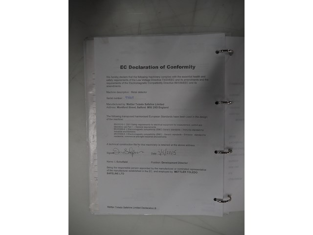 Safeline / mettler toledo - afbeelding 7 van  15