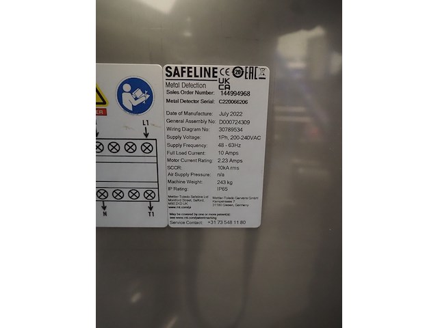 Safeline mettler toledo - afbeelding 8 van  16