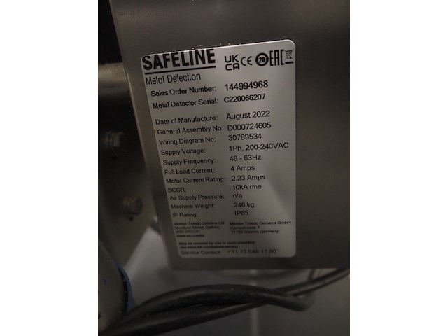 Safeline mettler toledo - afbeelding 4 van  12