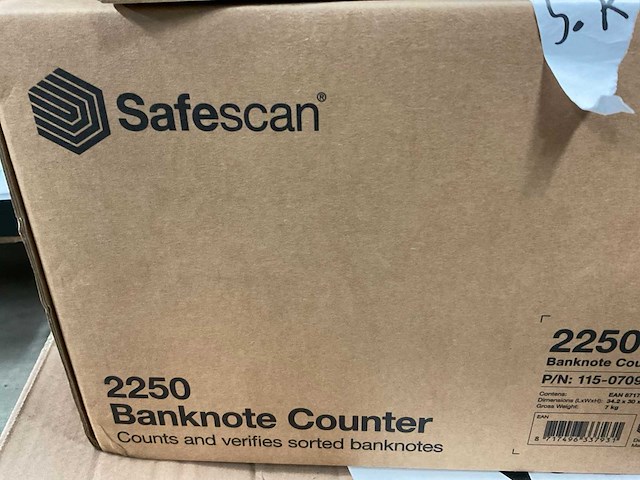Safescan 155s, 2250,sd-4141 kassasysteem - afbeelding 5 van  6