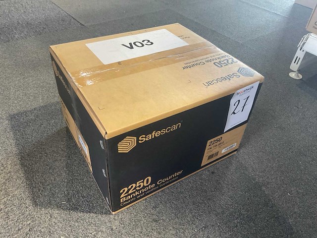 Safescan 2250 biljettelmachine - afbeelding 1 van  3