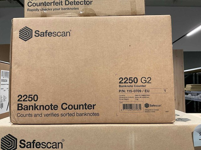 Safescan telmachine, kassalade en detector (3x) - afbeelding 3 van  4