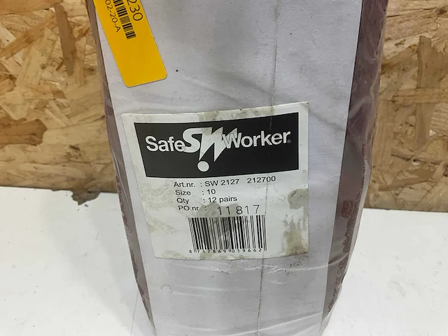 Safeworker sw2127 sw2127 werkhandschoen mt 10 (48x) - afbeelding 3 van  4