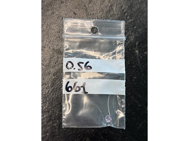 Saffier - 0.56 carat natuurlijke roze saffier - afbeelding 5 van  5