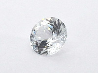 Saffier - 1.03 carat echte natuurlijke witte briljant (gecertificeerd) - afbeelding 1 van  1