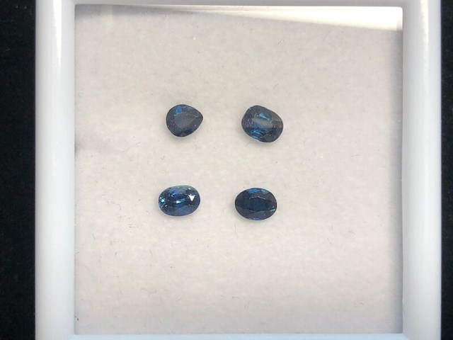 Saffier - 1.08 carat mooi saffier - afbeelding 1 van  5