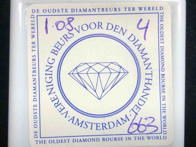 Saffier - 1.08 carat mooi saffier - afbeelding 3 van  5