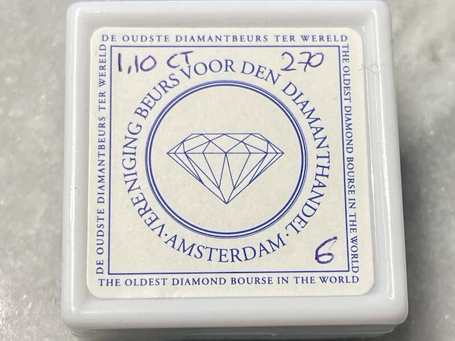 Saffier - 1.10 carat natuurlijke saffier - afbeelding 2 van  4