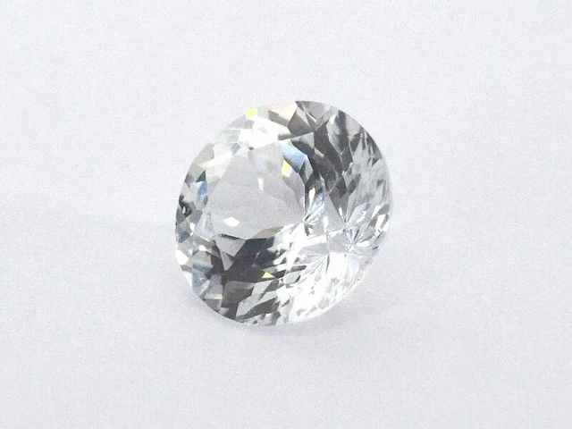 Saffier - 1.12 carat echte natuurlijke witte briljant (gecertificeerd) - afbeelding 1 van  6