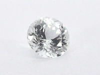 Saffier - 1.12 carat echte natuurlijke witte briljant (gecertificeerd) - afbeelding 2 van  6