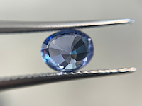 Saffier - 1.15 carat natuurlijke saffier (gecertificeerd) - afbeelding 2 van  5