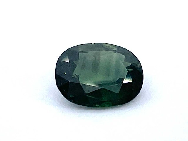 Saffier - 1.26 carat natuurlijke groene saffier - afbeelding 2 van  3