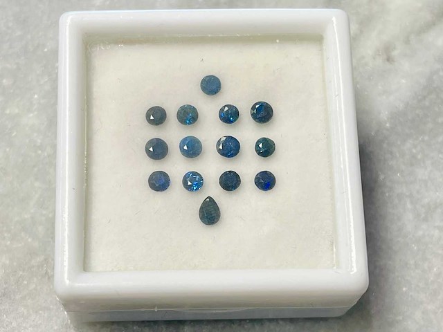 Saffier - 2.06 carat natuurlijke saffier - afbeelding 1 van  3