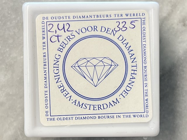 Saffier - 2.42 carat natuurlijke saffier met nel certificaat - afbeelding 5 van  5