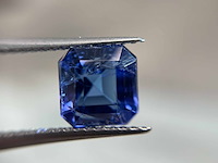 Saffier - 2.90 carat natuurlijke saffier (gecertificeerd) - afbeelding 1 van  2