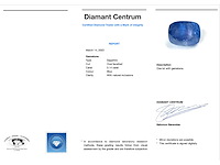 Saffier - 3.14 carat echte natuurlijke saffier (gecertificeerd) - afbeelding 3 van  3