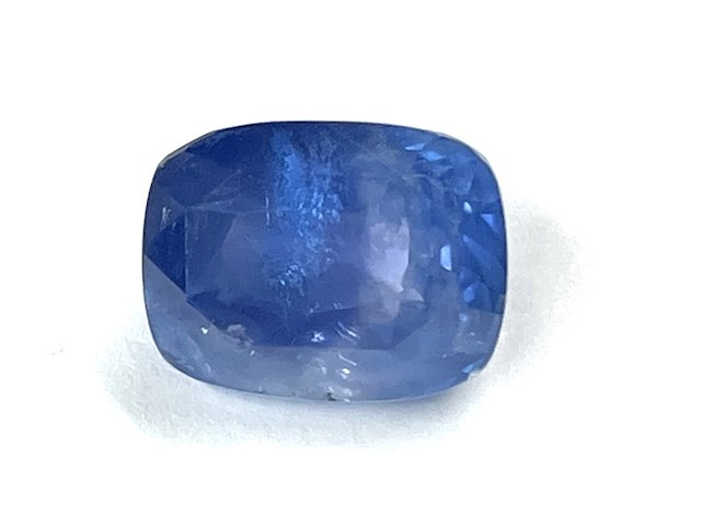 Saffier - 3.14 carat natuurlijke saffier (gecertificeerd) - afbeelding 1 van  4