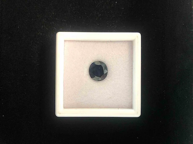 Saffier - 4.08 carat natuurlijke saffier - afbeelding 2 van  5