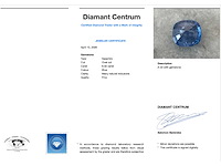 Saffier - 6.02 carat natuurlijke blauwe saffier - afbeelding 3 van  5